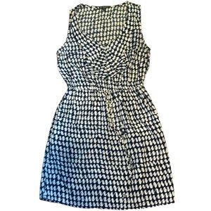 Juniors Navy and white dress